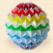 Rainbow Zebra Magic Ball