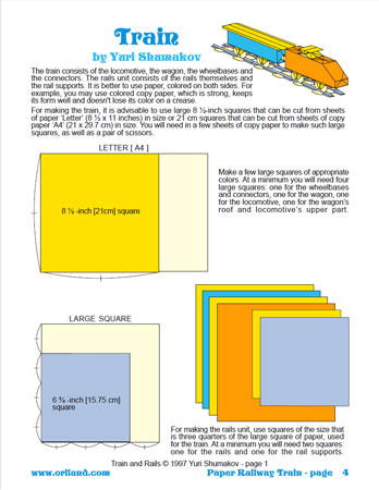 Paper Railway Train Book preview