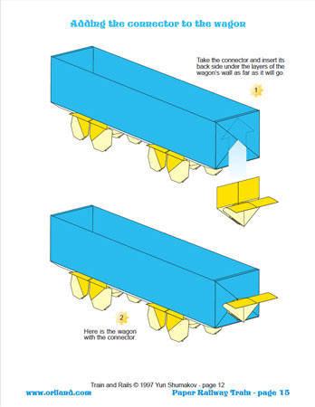 Paper Railway Train Book preview