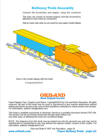 Paper Railway Train Book preview